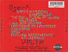 Back cover and spine - Volta - Bjrk - CD - Elektra - 135868-2 (US)