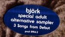 Sticker - Debut adult alternative sampler - Bjrk - CD - Elektra - prcd8914-2 (US)