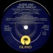 Label a - blue - Play dead - Bjrk - 7inch - Island - is573 (UK)