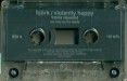 Cassette label - Violently happy - Bjrk - mc - One Little Indian - 142 tp 7 c (UK)