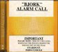 Promo front jewelcase - Alarm call - Bjrk - CD - One Little Indian - 232 tp 7 cdl (UK)