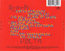 Back cover and spine - Volta - Bjrk - CD - Universal - 173381-2 (Hungary)