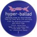 Hyperballad - Björk - US 2x12 inch promo cover sticker